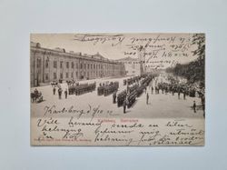 Vykort Karlsborg. Slutvärnet 1902