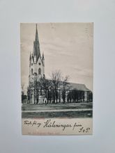 Vykort Linköping Domkyrka, 1903