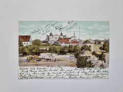 Vykort Kalmar från hamnen, 1901