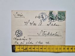 Vykort Tyskland. Berlin, 1901. Gruss aus Lagergrens Conditorei & Café