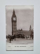 Vykort Big Ben, Westminister, 1907
