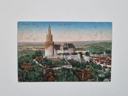 Vykort Weida. Schloss Osteiburg, 1919
