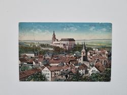 Vykort Weida. Schloss Osteiburg, 1919