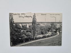 Vykort Mittweida Viaduct der Industrie-Bahn, 1908