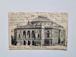 Vykort Köpenhamn. Det. kgl Theater,