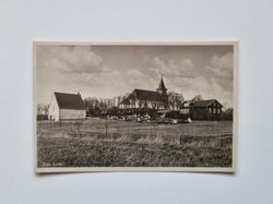 Vykort Foss kyrka, 1942