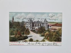 Vykort Skövde. Hotell Billingen, 1904