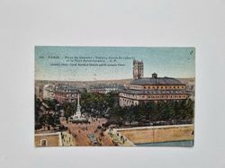Vykort Paris. View of the Place du Chatelet and
