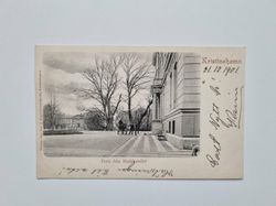Vykort Kristinehamn, 1901. Parti från Stadshotellet
