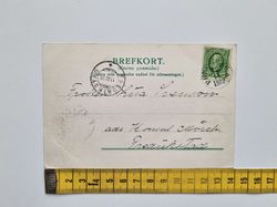 Vykort Stockholm Centralpalatset, 1902