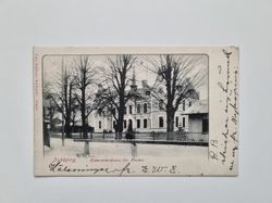 Vykort Nyköping 1902. Elementarskolan för Flickor