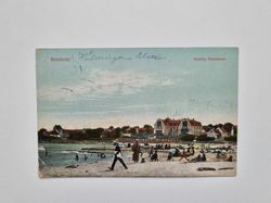 Vykort Bornholm, Sandvig Badestrand