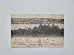 Vykort Hernösand hamnen, 1905