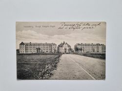 Vykort Vänersborg. Kungl. Västgöta Regm. 1917