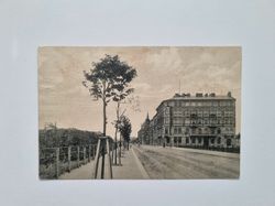 Vykort Malmö. Regementsgatan, 1917