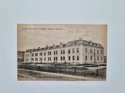 Vykort Kungl. Norrlands Trängkårs Kasärn, Sollefteå. 1918