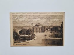 Vykort Köpenhamn. Kongens Nytorv, 1921