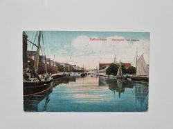Vykort Köpenhamn, Havneparti ved Børsen