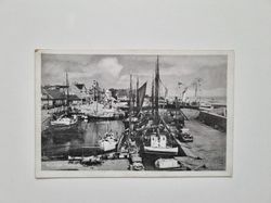 Vykort Danmark, Allinge Havnen
