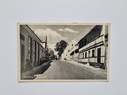 Vykort Danmark. Nykøbing F. Frisegade, 1950
