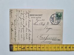 Vykort Frederiksborg Slot set fra Jægerbakken, 1910