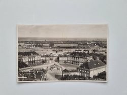 Vykort Köpenhamn. Amalienborg og Havnen