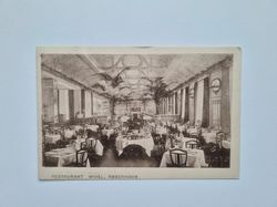 Vykort Köpenhamn. Restaurant Wivel, 1923
