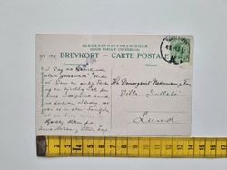 Vykort Köpenhamn. Raadhuset set fra Tivoli, 1915