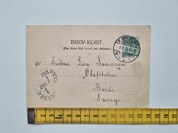 Vykort Danmark. Kronoborg Slott, 1902
