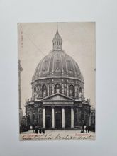 Vykort Köpenhamn. Marmorkyrkan, 1904