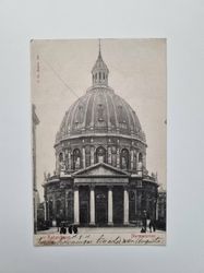 Vykort Köpenhamn. Marmorkyrkan, 1904