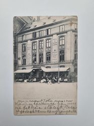 Vykort København. Cafe Stephan à Porta