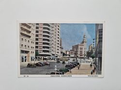 Vykort DIAGONAL AGRACIADA Montevideo, 1957