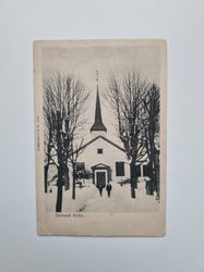 Vykort Norge. Strömsö Kirke.1906