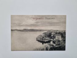 Vykort Vaxholm. Utsikt från Norrberget, 1915