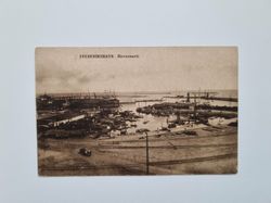 Vykort FREDERIKSHAVN. Havneparti, 1920