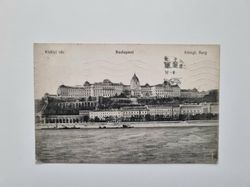 Vykort Budaslottet, Budapest