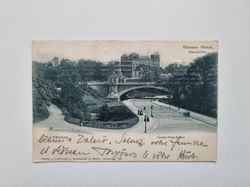 Vykort Hamburg. Kersten Miles-Brücke