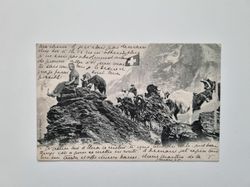 Vykort Schweiz, 1905. Bergsgetter