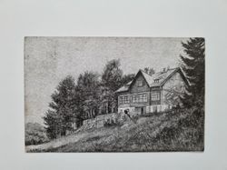 Vykort Franz-Krebs-Schutzhaus