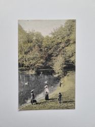 Vykort København, Frederiksberg have, 1908