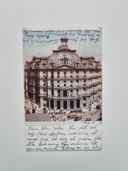 Vykort New York post office on a busy day, 1904