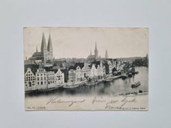 Vykort Tyskland. Lübeck, 1904