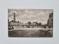 Vykort Människor på Market Square, Stonehaven
