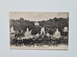 Vykort Folkliv, Park of Versailles, Frankrike.