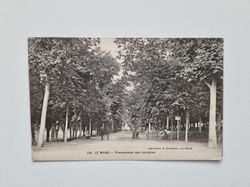Vykort LE MANS Promenade des Jacobins