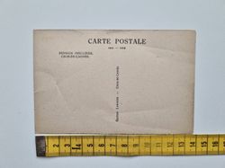 Vykort Kvinnor vid hus. Cros de Cagnes, Frankrike