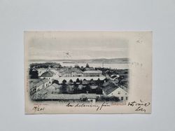 Vykort Parti af staden, Askersund 1901