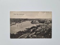 Vykort Parti från Marstrand, 1915