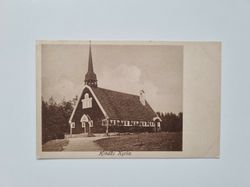 Vykort Hindås Kyrka, 1924